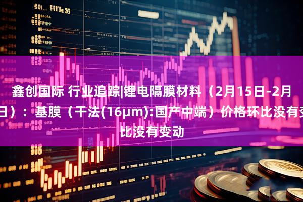鑫创国际 行业追踪|锂电隔膜材料（2月15日-2月21日）：基膜（干法(16μm):国产中端）价格环比没有变动