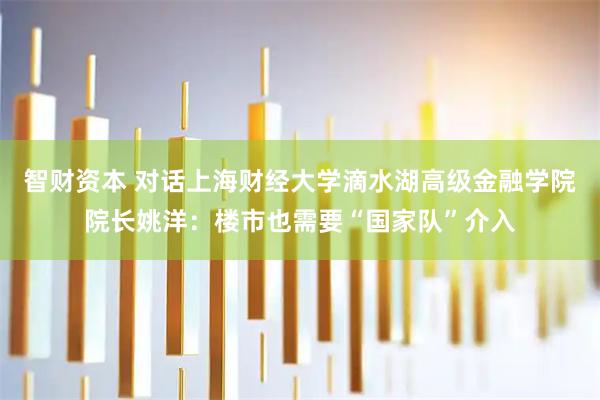 智财资本 对话上海财经大学滴水湖高级金融学院院长姚洋：楼市也需要“国家队”介入