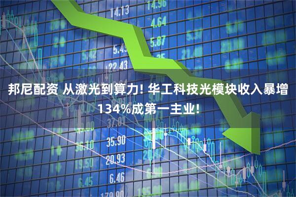 邦尼配资 从激光到算力! 华工科技光模块收入暴增134%成第一主业!