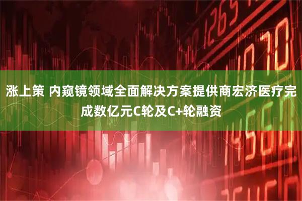 涨上策 内窥镜领域全面解决方案提供商宏济医疗完成数亿元C轮及C+轮融资
