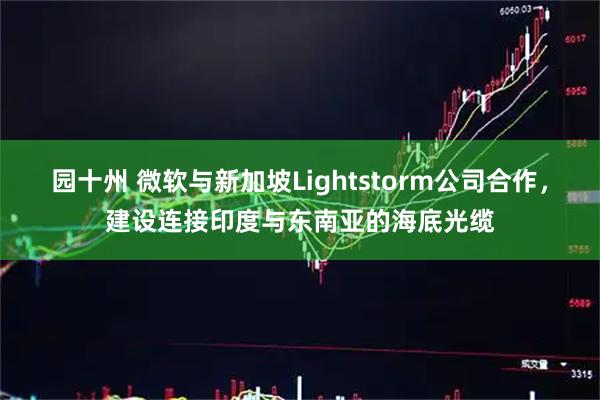 园十州 微软与新加坡Lightstorm公司合作，建设连接印度与东南亚的海底光缆